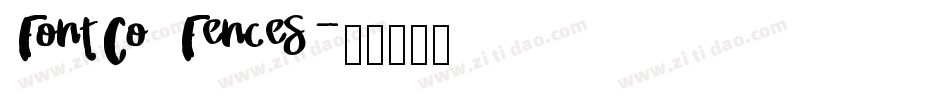 FontCo Fences字体转换